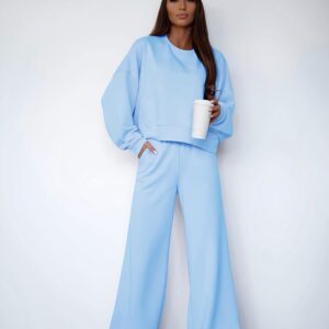 Σετ μπλούζα & παντελόνι ψηλόμεσο