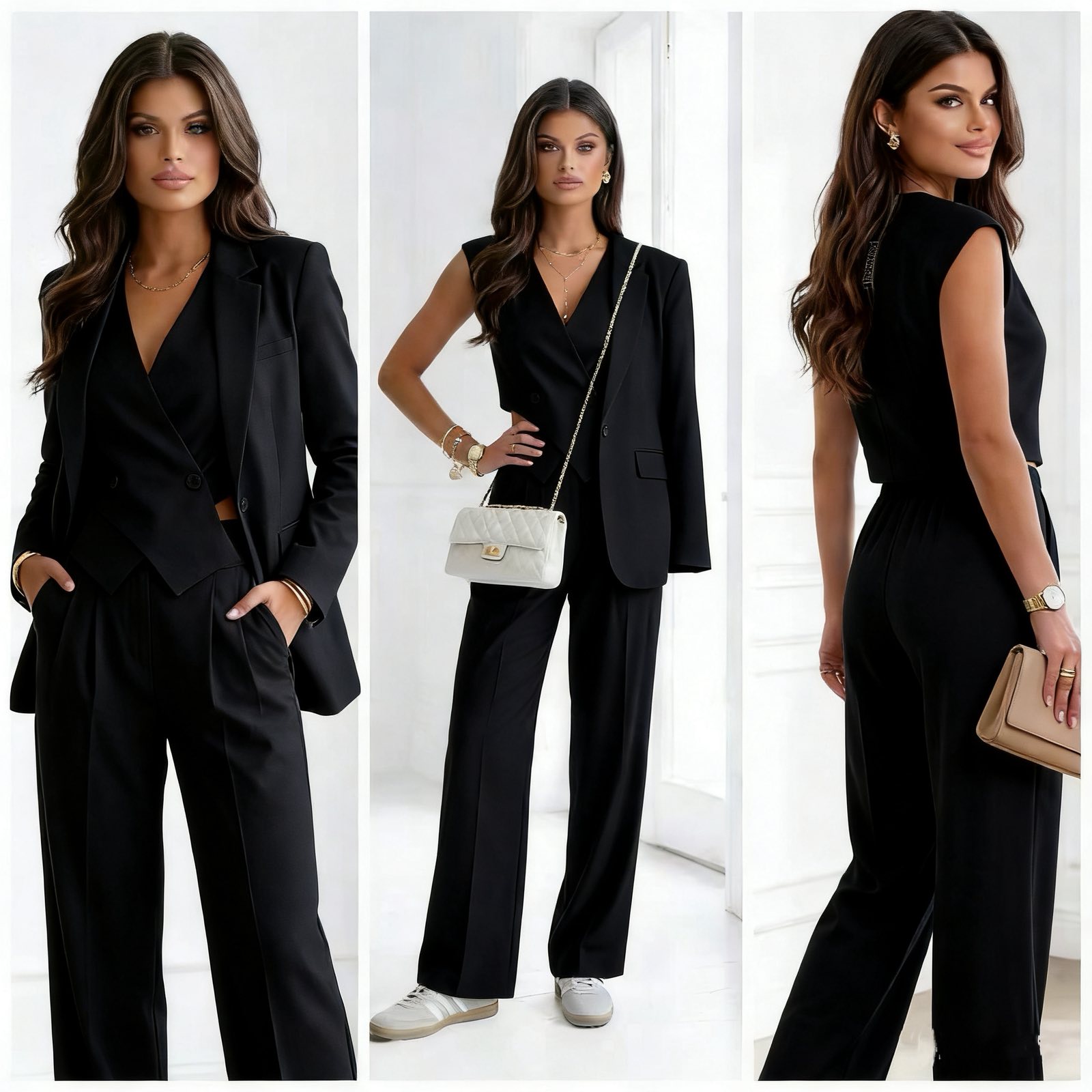 Κουστούμι 3τμχ σακάκι γιλέκο & παντελόνι - Image 4