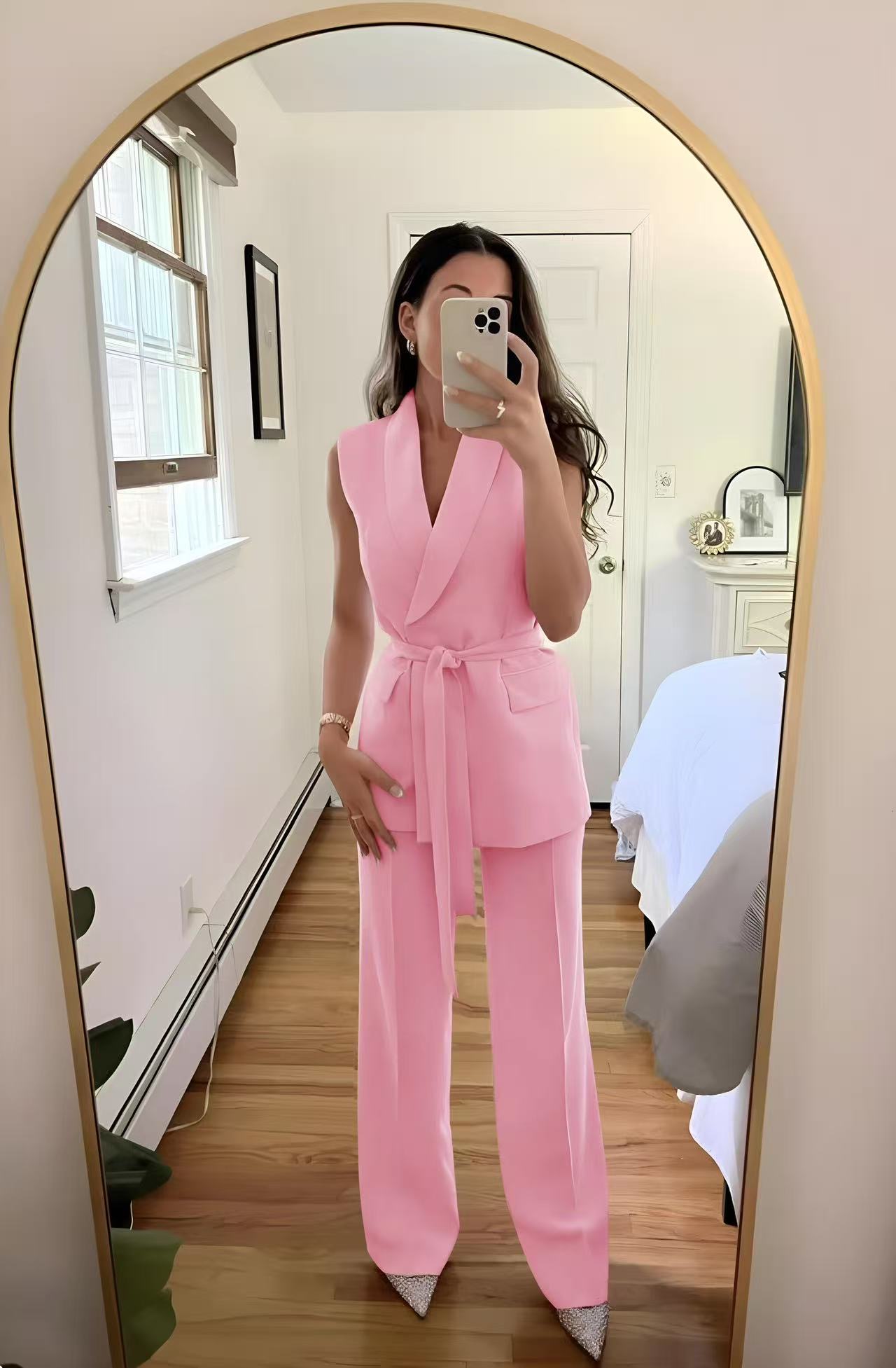 Σετ αμάνικο γιλέκο & παντελόνι - Image 7