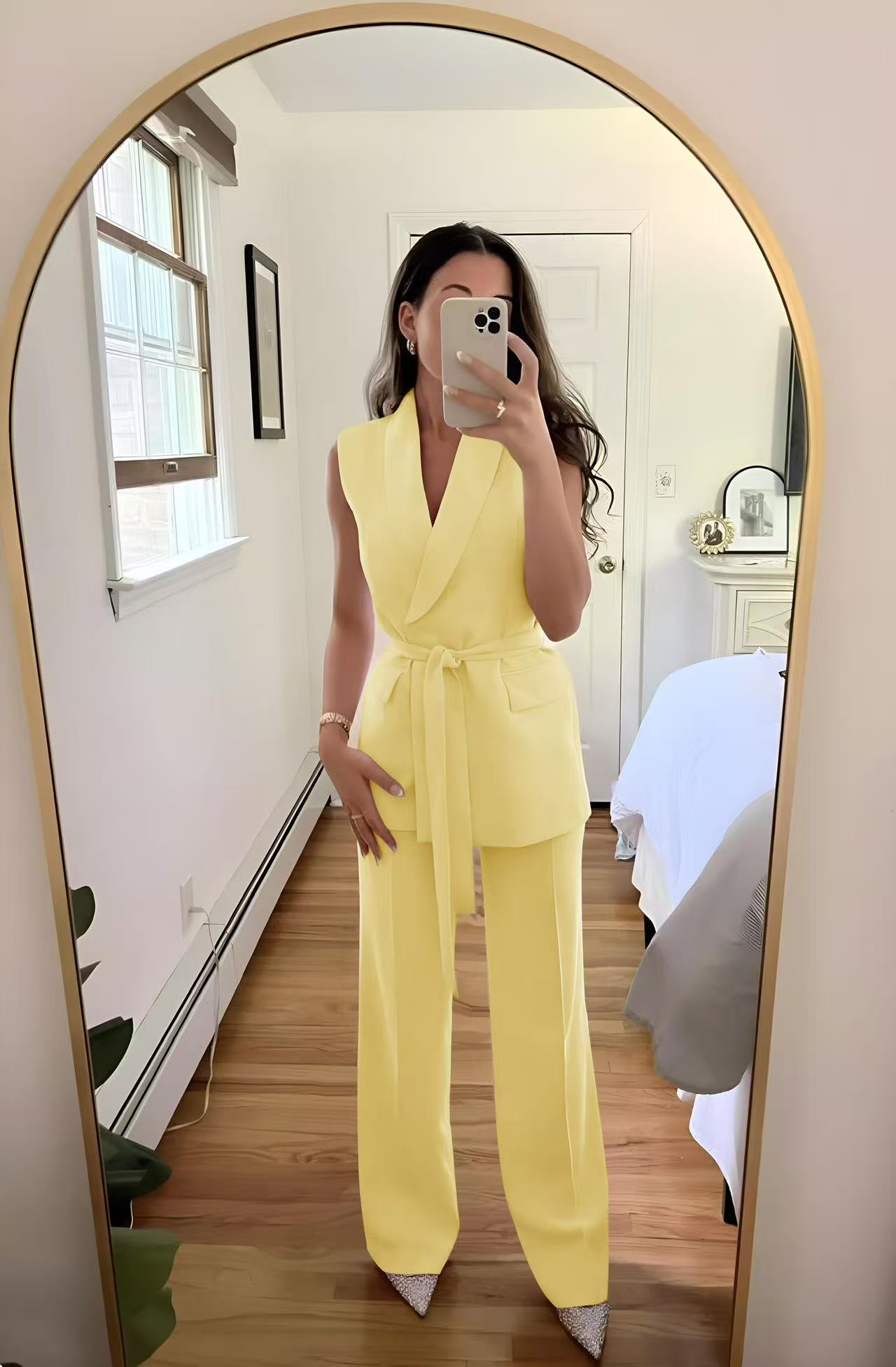 Σετ αμάνικο γιλέκο & παντελόνι - Image 3