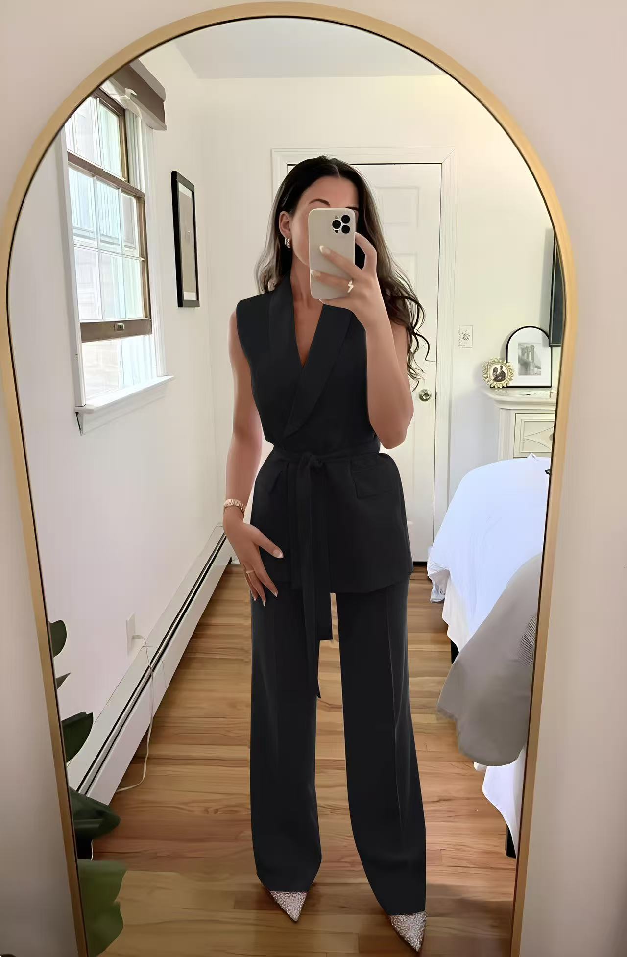 Σετ αμάνικο γιλέκο & παντελόνι - Image 4