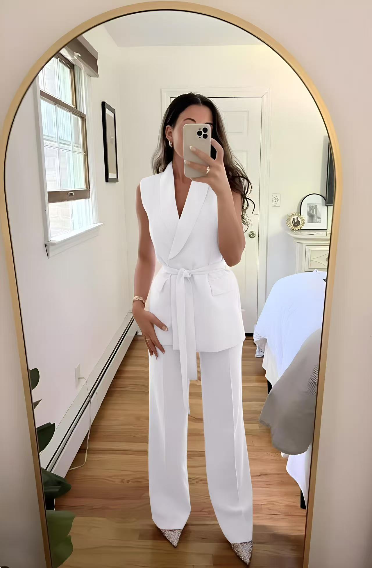 Σετ αμάνικο γιλέκο & παντελόνι - Image 2