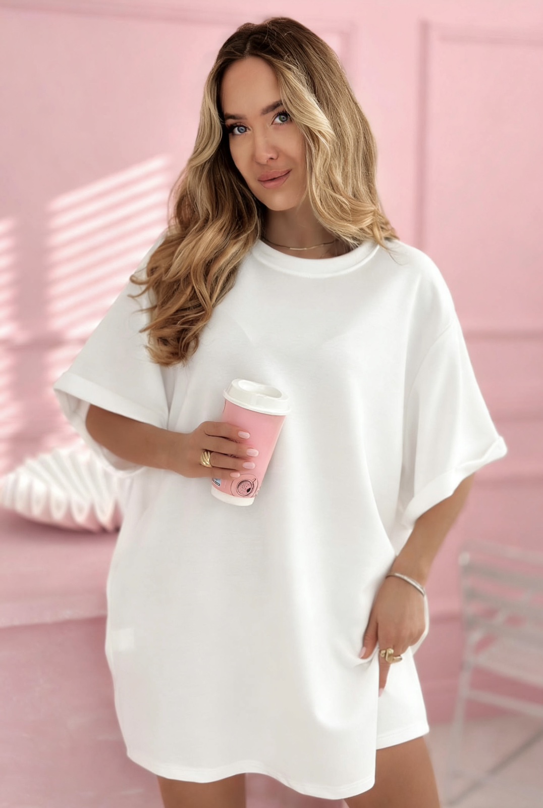 Μπλουζοφόρεμα με τσέπες - Image 7