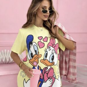 Μπλούζα κοντομάνικη με στάμπα